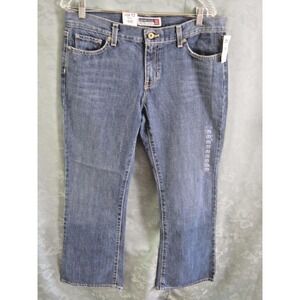 Old Navy Jeans Size 12 NWT Ultra Low Rise Flare Leg 100% Cotton